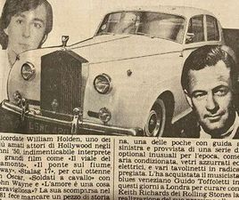 ROLLS-ROYCE CLOUD SILVER CLOUD II EX WILLIAM HOLDEN