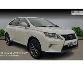 LEXUS RX RX 450H 3.5 450H V6 F SPORT SUV 5DR PETROL HYBRID CVT 4WD EURO 6 (START/STOP) (299 PS)-/