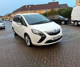 VAUXHALL ZAFIRA 2014 VAUXHALL ZAFIRA TOURER 2.0TD SRI (165PS) AUTO