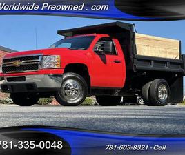 2013 CHEVROLET SILVERADO 3500HD 4X4 DUMP TRUCK 9' BODY 6.0L V8 #1468