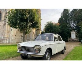 1966 PEUGEOT 204 BLANC MANUEL, 4 VITESSES CONDUITE À GAUC...
