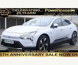 POLESTAR POLESTAR 4 SINGLE SINGLE MOTOR 100KWH LONG RANGE PLUS AUTO RWD 5DR