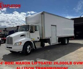 KENWORTH T270 2019 KENWORTH T270 24' BOX! MAXON LIFTGATE! 26,000LB GVWR! ALLISON TRA