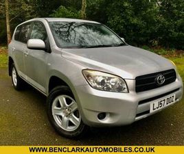 2008 TOYOTA RAV4 2.4VVT-I CV SUV 5DR PETROL 4WD 1 ELDERLY RETIRED FROM DRIVING NOW OWNER--P ESTA...