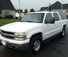 CHEVROLET SUBURBAN 2001 CHEVROLET SUBURBAN 2500 4X4 8.1L