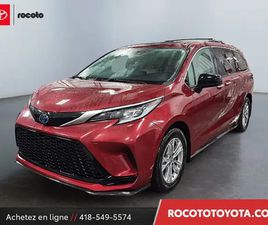 TOYOTA SIENNA 2022 TOYOTA SIENNA XSE AWD HYBRID XSE AWD HYBRID