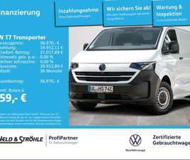 VOLKSWAGEN TRANSPORTER T7 VW T7 TRANSPORTER KASTEN E100KW HOLZBODEN TRENNWAND