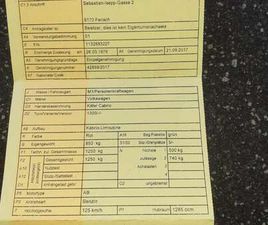 VOLKSWAGEN BEETLE CABRIO VW KÄFER CABRIO 1300