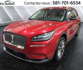 LINCOLN CORSAIR 2022 RESERVE AWD *TURBO *CUIR BEIGE *GPS *CAM