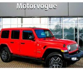 JEEP WRANGLER CONVERTIBLE 2024 JEEP WRANGLER 2.0 GME SAHARA 4DR AUTO8 CONVERTIBLE PETROL AUTOMATIC