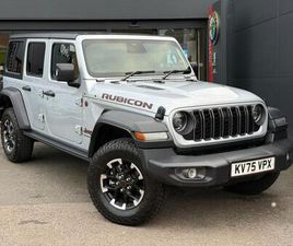 2025 JEEP WRANGLER 2.0 GME RUBICON 4DR AUTO8 CONVERTIBLE PETROL AUTOMATIC