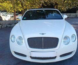 BENTLEY CONTINENTAL GTC BENTLEY CONTINENTAL GTC JULHO/08