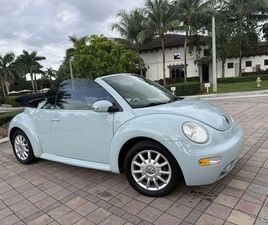 VOLKSWAGEN NEW BEETLE CABRIOLET 2004 NEW BEETLE CONVERTIBLE GLS
