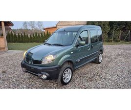 RENAULT KANGOO 4X4 KANGO 1.6 BENZYNA KLIMA 4X4 SUPERRRR R STAN JUŻ ZAREJESTROWANE TRZCIANKA • OLX.PL