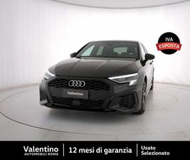 AUDI A3 SPORTBACK 35 TDI AUDI A3 SPORTBACK 35 TDI S TRONIC S LINE EDITION DEL 2023 USATA A ROMA