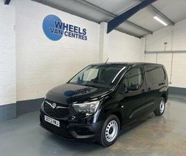 VAUXHALL COMBO 2023 VAUXHALL COMBO 2300 1.5 TURBO D 100PS H1 PRIME VAN PANEL VAN DIESEL MANUAL