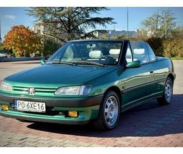 PEUGEOT 306 CABRIOLET PEUGEOT 306 CABRIOLET ROLAND GAROS 1.8 100KM / KLASYK PO RENOWACJI POZNAŃ LAZARZ • OLX.PL