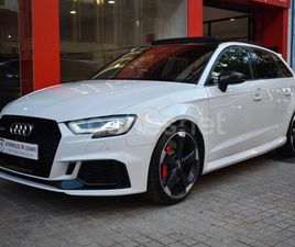 AUDI A3 SPORTBACK RS3 AUDI A3 RS 3 2.5 TFSI QUATTRO S TRONIC SPORTBACK
