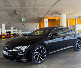 VW ARTEON 4MOTION R-LINE 2021 – DIZEL, CRNA, STANJE KAO NOVO, 2021 GOD.