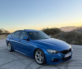 BMW SERIE 3 318 BMW 318D F30 • M PAKET • SIBER • PDC • TEMP • ALU 18 • ESTORIL BLUE, 2012 GOD.