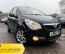 VAUXHALL AGILA 2013 VAUXHALL AGILA 1.2 VVT SE MPV 5DR PETROL AUTO EURO 5 (94 PS) MPV PETROL AUTOMATIC