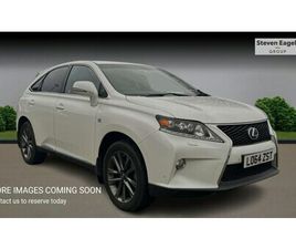LEXUS RX RX 450H 2015 (14) - 3.5 450H V6 F SPORT SUV 5DR PETROL HYBRID CVT 4WD EURO 6 (START/STOP) (299 PS)