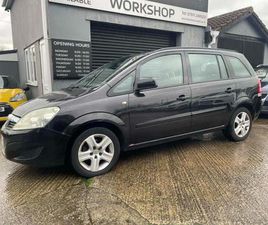 VAUXHALL ZAFIRA 2010 VAUXHALL ZAFIRA EXCLUSIVE MPV PETROL MANUAL