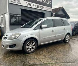 VAUXHALL ZAFIRA 2013 VAUXHALL ZAFIRA DESIGN NAV MPV PETROL MANUAL