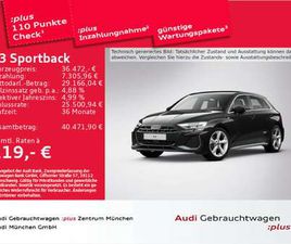 AUDI A3 35 TFSI S TRONIC 2X S LINE PANO/MAT