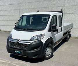 CITROEN JUMPER CITROËN JUMPER L4 DUBBELE CABINE *7PL*OPEN LAADBAK* 165 PK DIESEL DE 2023 SUR OOSTENDE (8400) | SPOTICAR