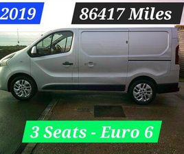 RENAULT TRAFIC 2019 RENAULT TRAFIC TRAFFIC SL27 DCI 120 SPORT NAV VAN *NO VAT* 3 SEATS ((1 OWNER)) 86417 MILES P...