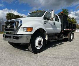 FORD F 750 CLEAN TITLE 2008 FORD F750 SUPER CREW HEAVY DUTY DUMP TRUCK