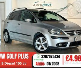 VOLKSWAGEN GOLF PLUS VOLKSWAGEN GOLF PLUS 1.9 TDI 105 CV