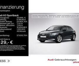 AUDI A3 SPORTBACK 35 TFSI AUDI A3 SPORTBACK 35 TFSI ADVANCED*NAVI-PLUS*KAMERA*S