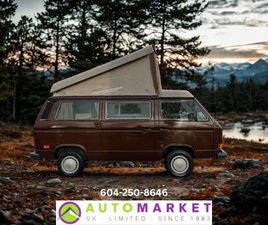 VOLKSWAGEN TRANSPORTER 1986 VOLKSWAGEN VANAGON WESTFALIA CAMPERS 2.5L SUBARU ENGINE! SALE!