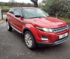 2014 LAND ROVER RANGE ROVER EVOQUE 2.2 SD4 PURE 3DR [TECH PACK] COUPE DIESEL AUTOMATIC