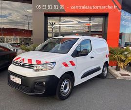 CITROEN BERLINGO SOCIETE CITROEN BERLINGO TAILLE M BLUEHDI 100 BVM LIVE