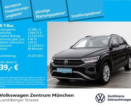 T-ROC 1,5 TSI LIFE LED NAVI REARVIEW PARKASSIST DSG