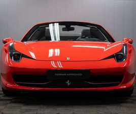 FERRARI 458 ITALIA SPIDER OCCASION 458 SPIDER 2013 À VENDRE À WAVRE