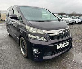 TOYOTA VELLFIRE 2.4 AUTO 7 SEATS LEATHER ULEZ FREE 5DR