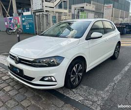 VOLKSWAGEN POLO ⭐️⭐️⭐️⭐️⭐️ MAGNIFIQUE VOLKSWAGEN POLO VI 1.6L TDI 95 CH LOUNGE 1ERE MAIN FULL SUIVI VOLKSWAGEN ⭐️⭐️⭐️⭐️⭐️ ( FEUX AUTO, APPLE CAR PLAY, RADAR AV AR, GPS, BLUETOO