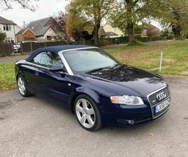 AUDI A4 CABRIOLET 2006 (56REG) 2.0 TFSI S LINE MULTITRONIC PETROL ULEZ COMPLIANT