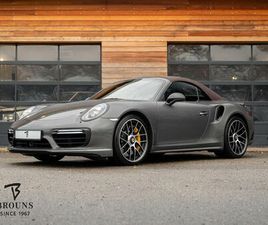 PORSCHE 911 CABRIOLET 991 TURBO S PORSCHE 911 CABRIO - 991 3.8 TURBO S 580PK | NL AUTO | BURMESTER | MANUFAKTUR |