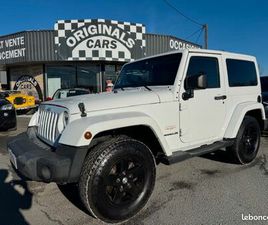 JEEP WRANGLER JEEP WRANGLER 2.8 CRD 200 SAHARA, GPS, TELEPHONE, POSSIBILITÉ DE RAJOUTER UNE BACHE ETC...
