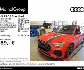 AUDI Q3 SPORTBACK RS AUDI RS Q3 SPORTBACK RS-ABGAS 360° SONOS AHK PANO SHZ