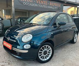 FIAT 500 C CABRIOLET 1.2 69 LOUNGE 2014 - CLIMATISATION - RADAR AR – CAPOTE NEUVE ◊ - SUIVI D’ENTRETIEN ◊