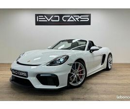 PORSCHE 718 BOXSTER SPYDER PORSCHE 718 SPYDER 4.0 420CH / PACK CHRONO / CARPLAY / CAMÉRA / SIÈGES CHAUFFANTS / VOLANT CHAUFFANT