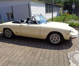 ALFA ROMEO SPIDER DUETTO 1750 RUNDHECK, MOTOR 8TKM, EINMALIGER SAMMLERZUST