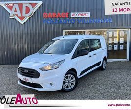 FORD TRANSIT CONNACT 1.5 TDCI 120CH TREND L2 CABINE APPROFONDIE BVA 5 PLACES *CAMERA DE RECUL*TVA...