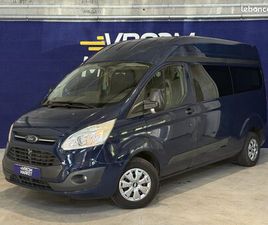 FORD TRANSIT CUSTOM MINIBUS 2.2 TDCI 100CV - 8 PLACES / 4 FAUTEUILS HANDICAPÉS